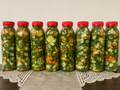 Green almond salad| سلطه مخلل الرز الأخضر